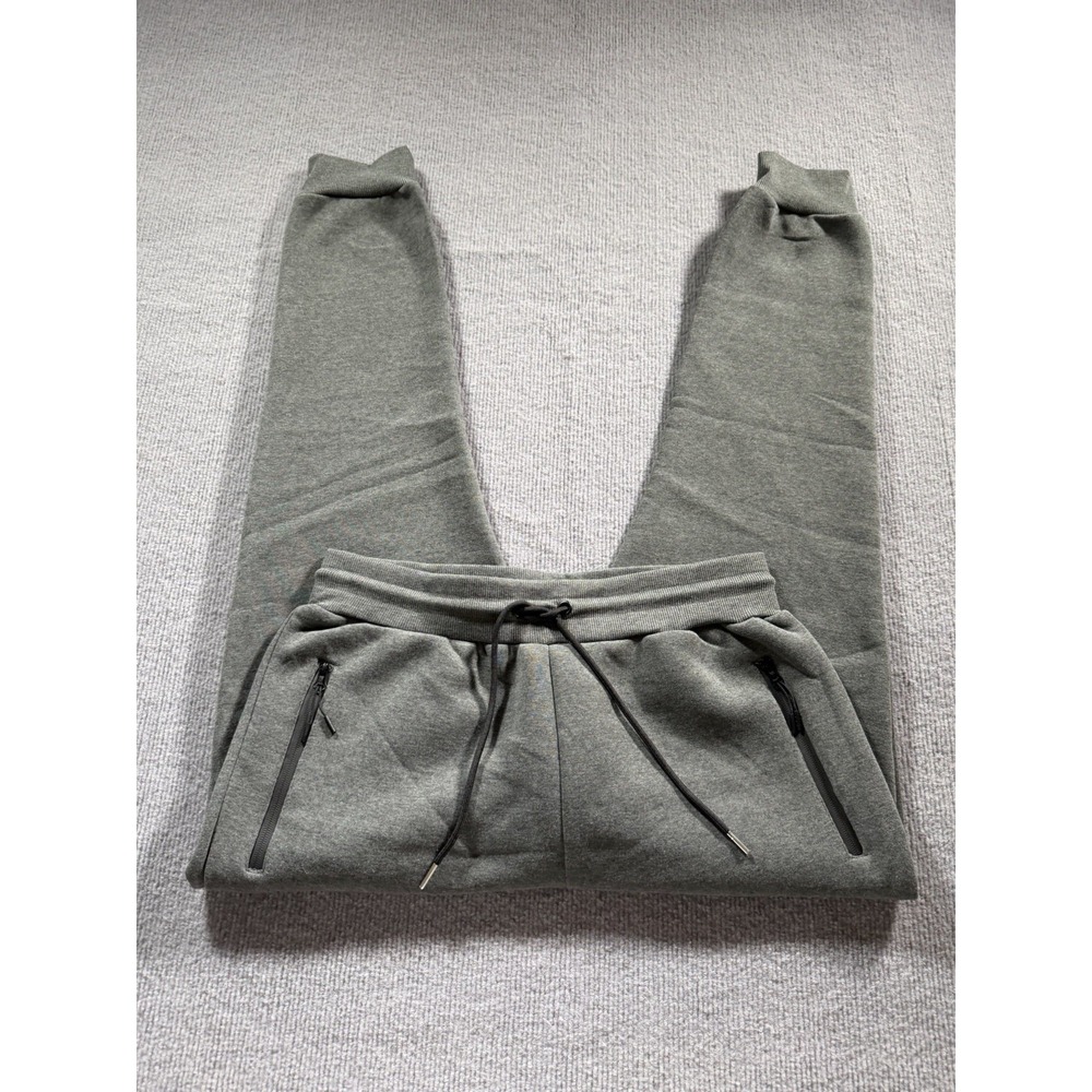 Pure Champ Mens Fleece Large Jogger Sweatpants Drawstring‎ Pockets Gray